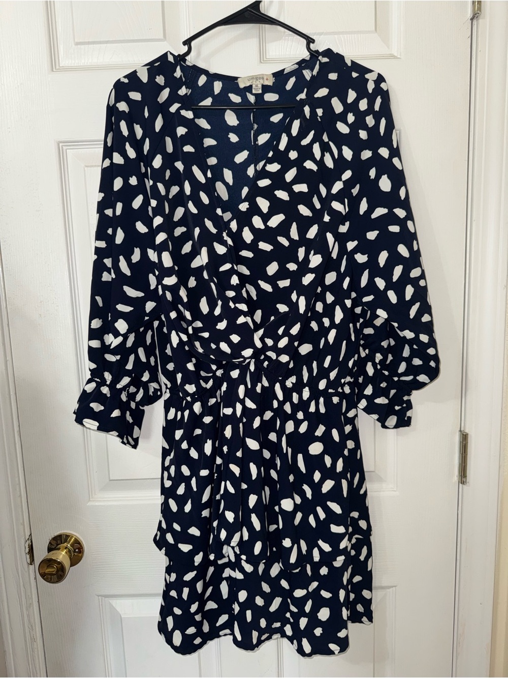 Ruffled Polka Dot Dress - Picture 2 of 8